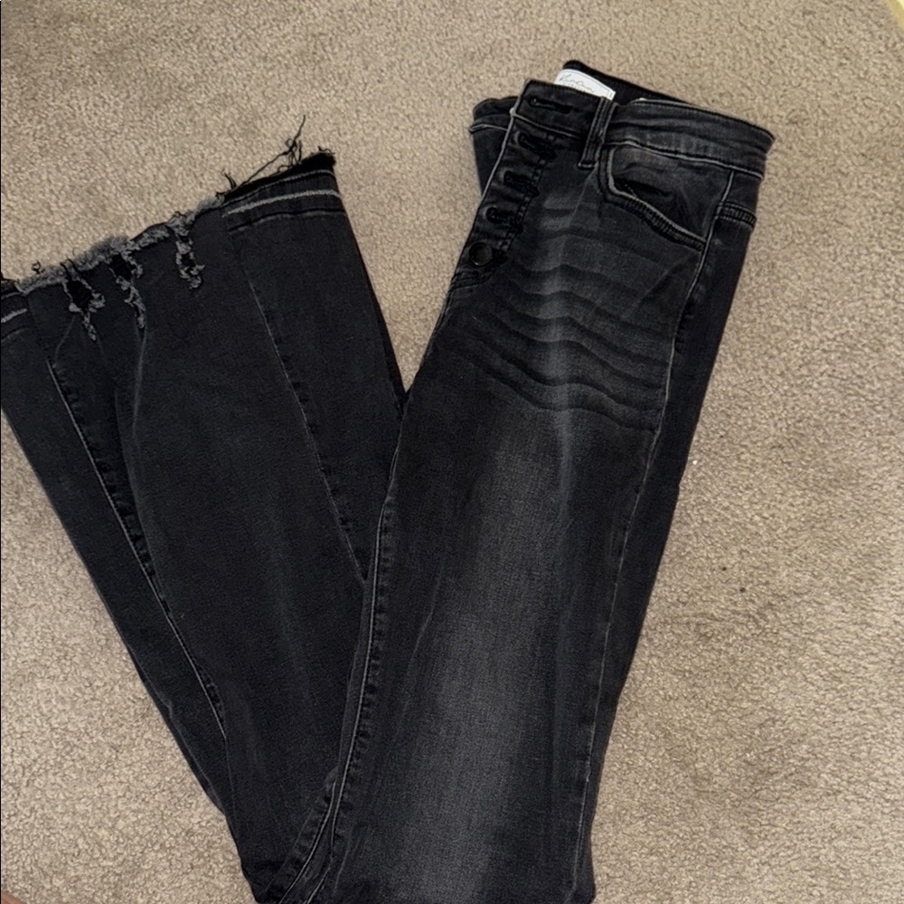 Kancan Black Distressed Jeans
